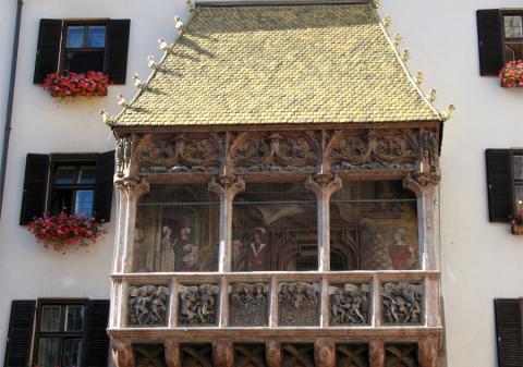 Дом с золотой крышей в Инсбруке